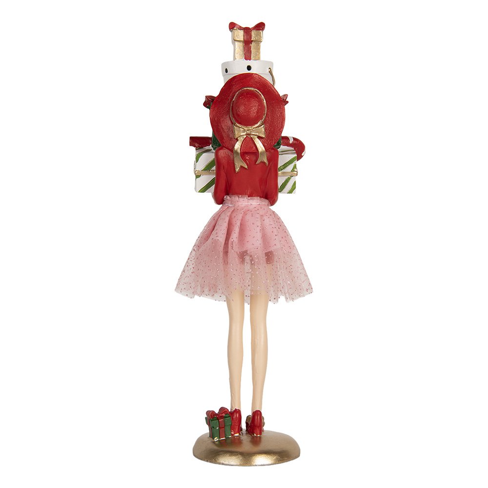Karácsonyi figura 36 cm – rózsaszín