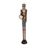 Nagyméretű karácsonyi diótörő figura 66 cm – piros