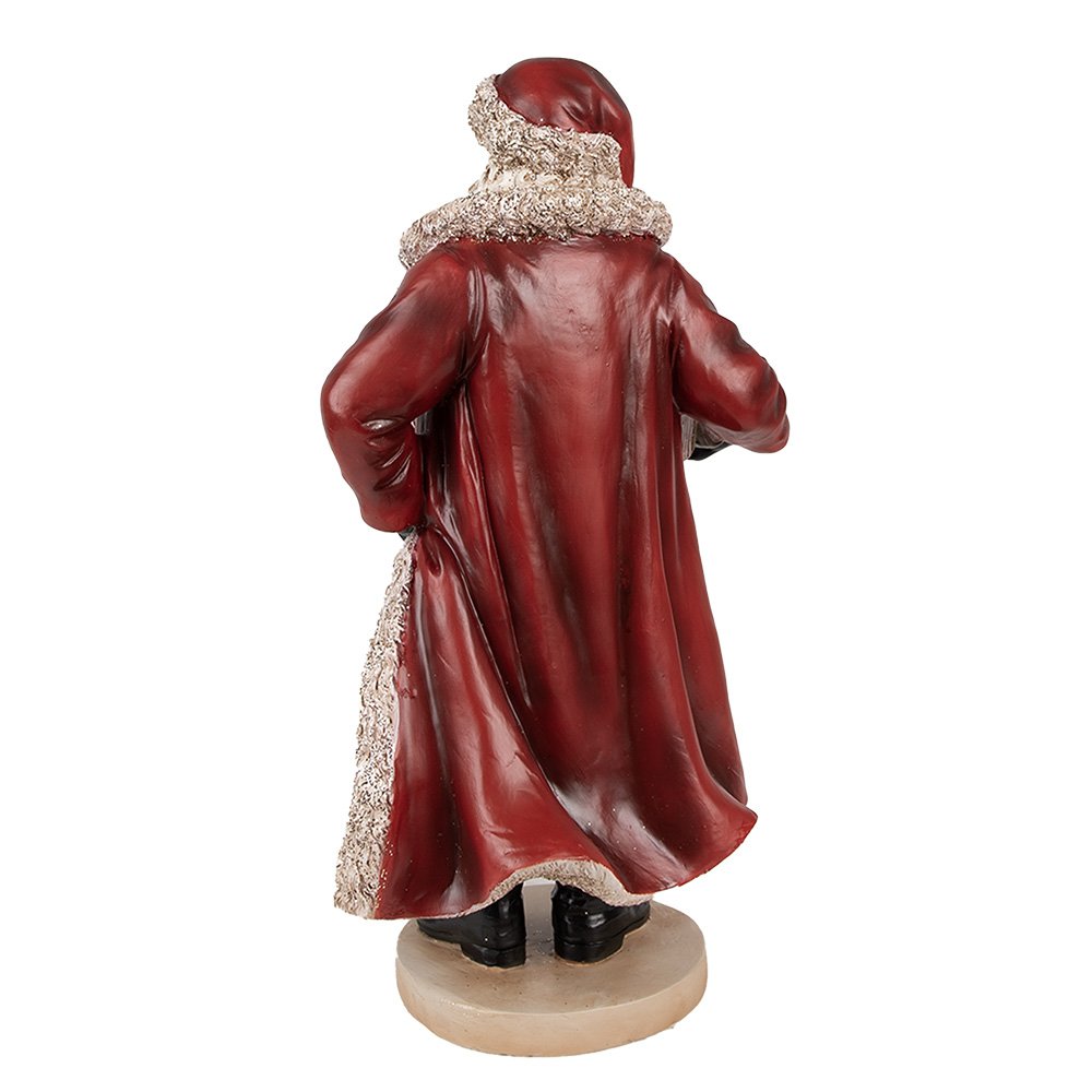 Karácsonyi télapó figura 33 cm – piros, fehér