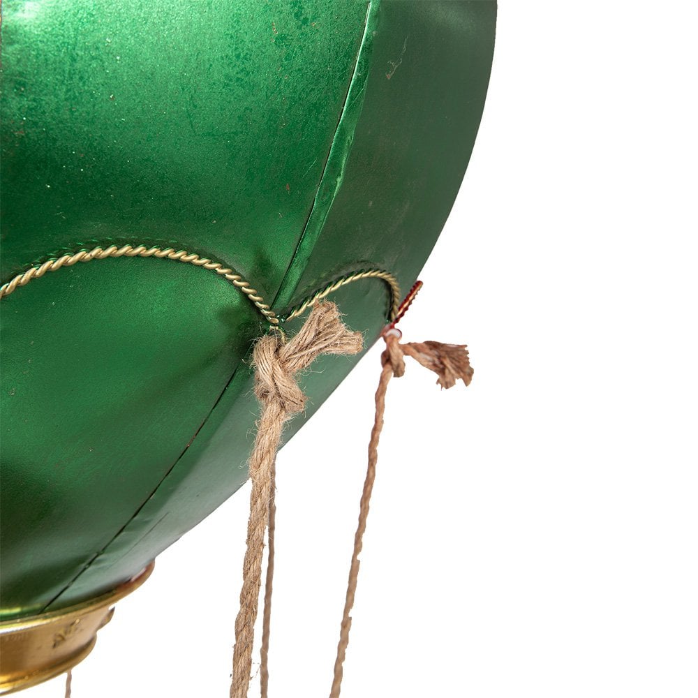 Nagyméretű karácsonyi hőlégballon dekoráció 160 cm – piros