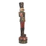 Karácsonyi diótörő figura 47 cm – piros