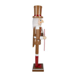 Karácsonyi diótörő figura – barna