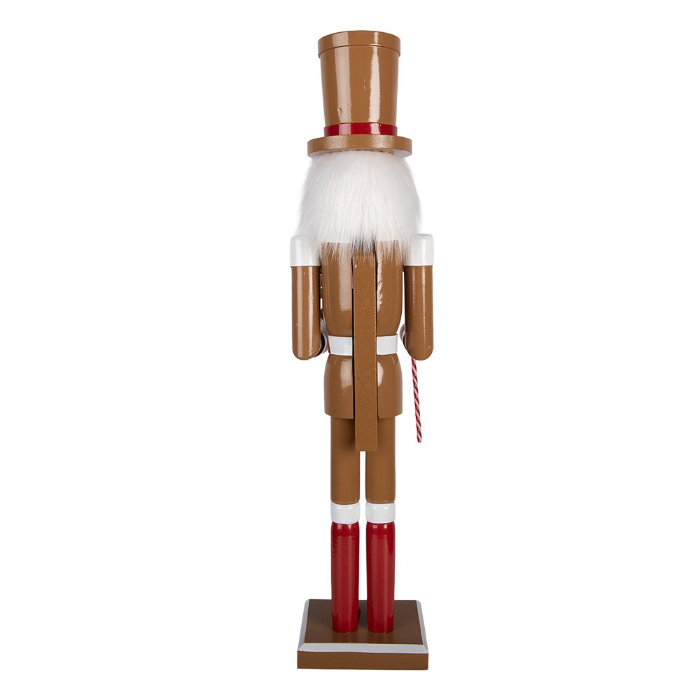 Karácsonyi diótörő figura – barna