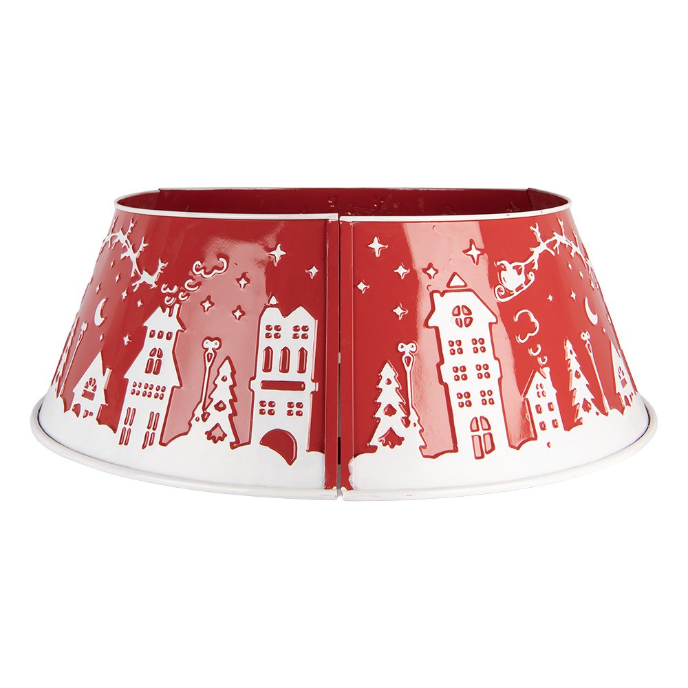 Karácsonyfa talp 23 cm – piros