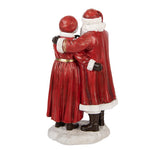 Karácsonyi télapó figura 23 cm – piros