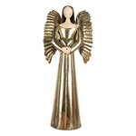 Nagyméretű karácsonyi angyal figura 68 cm – arany