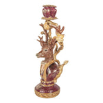 Karácsonyi gyertyatartó 31 cm – barna