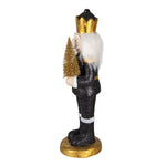 Karácsonyi diótörő figura 50 cm – fehér, fekete