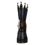 Nagyméretű karácsonyi diótörő figura 68 cm – fehér, szürke