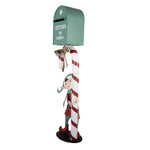 Nagyméretű karácsonyi postaláda dekoráció 96 cm – zöld