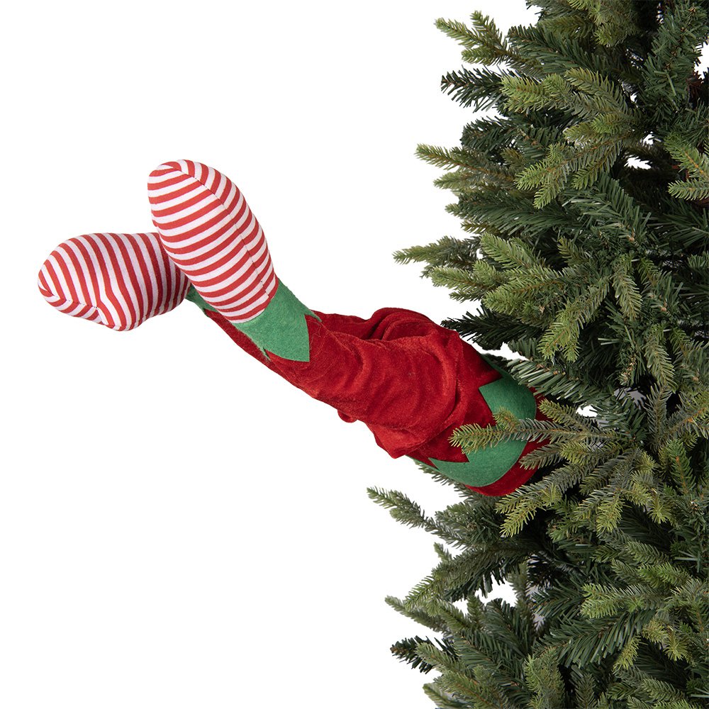 Karácsonyi manó figura 39 cm – piros