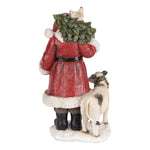 Karácsonyi télapó figura 30 cm – piros