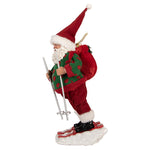 Karácsonyi télapó figura 28 cm – piros