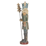 Karácsonyi diótörő figura 38 cm – kék