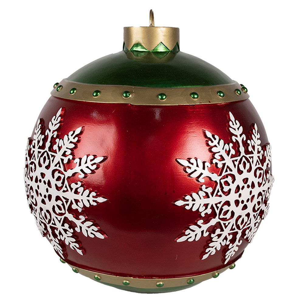 Karácsonyfadísz 44 cm – piros