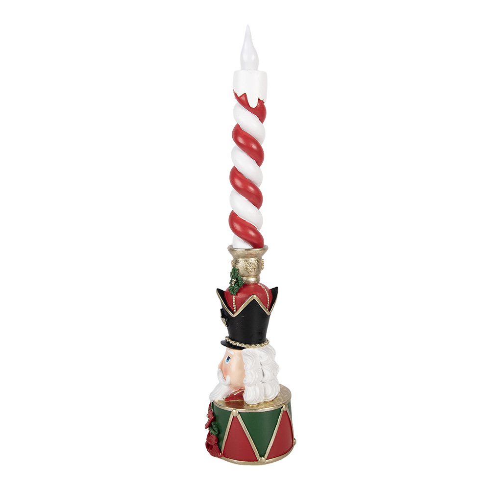 Karácsonyi gyertyatartó 45 cm – piros
