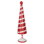 Karácsonyfa 49 cm – piros, fehér