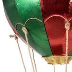 Nagyméretű karácsonyi hőlégballon dekoráció 160 cm – piros