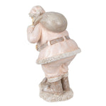 Karácsonyi télapó figura 18 cm – rózsaszín