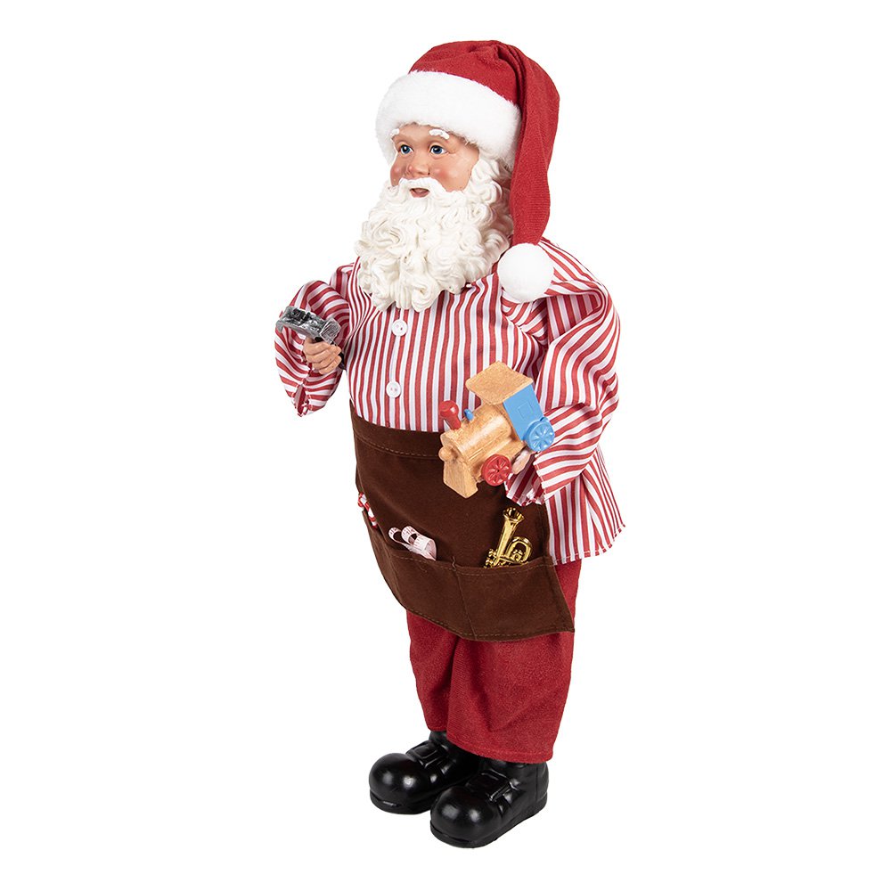 Karácsonyi télapó figura 45 cm – piros