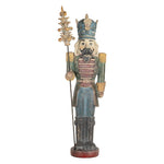 Karácsonyi diótörő figura 38 cm – kék