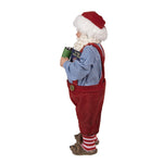 Karácsonyi télapó figura 28 cm – piros, fehér
