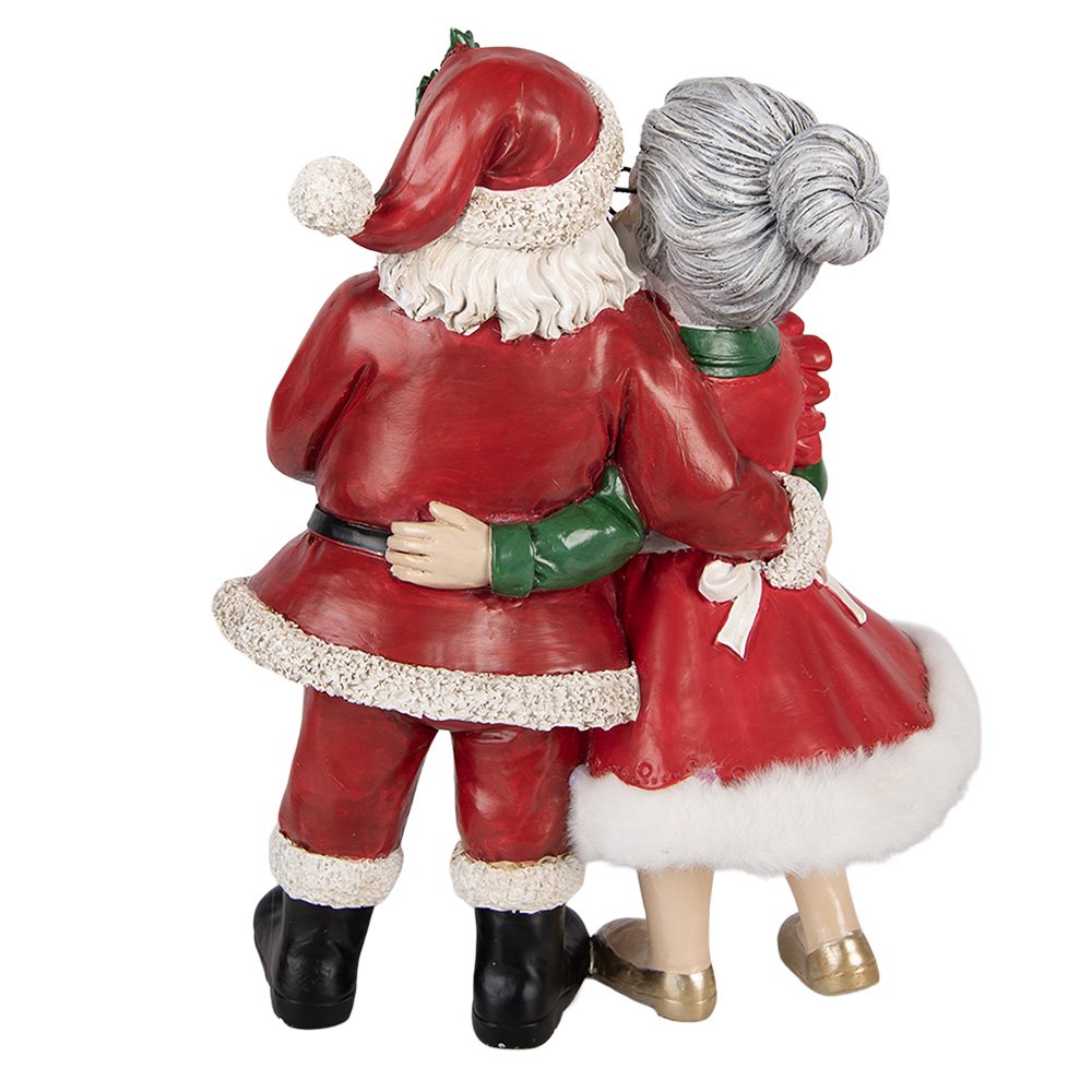 Karácsonyi télapó figura 26 cm – piros