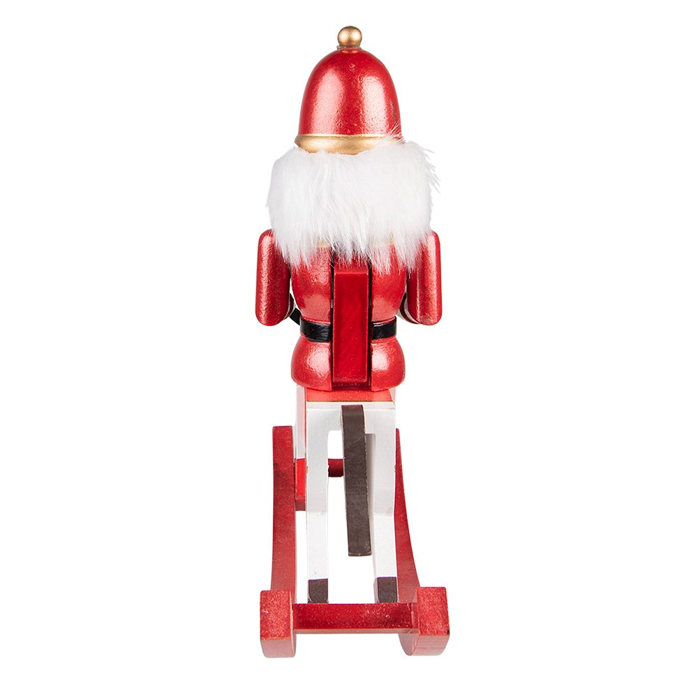 Karácsonyi diótörő figura 30 cm – piros, zöld
