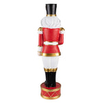 Nagyméretű karácsonyi diótörő figura 82 cm – piros, fehér
