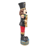 Nagyméretű karácsonyi diótörő figura 65 cm – zöld, arany
