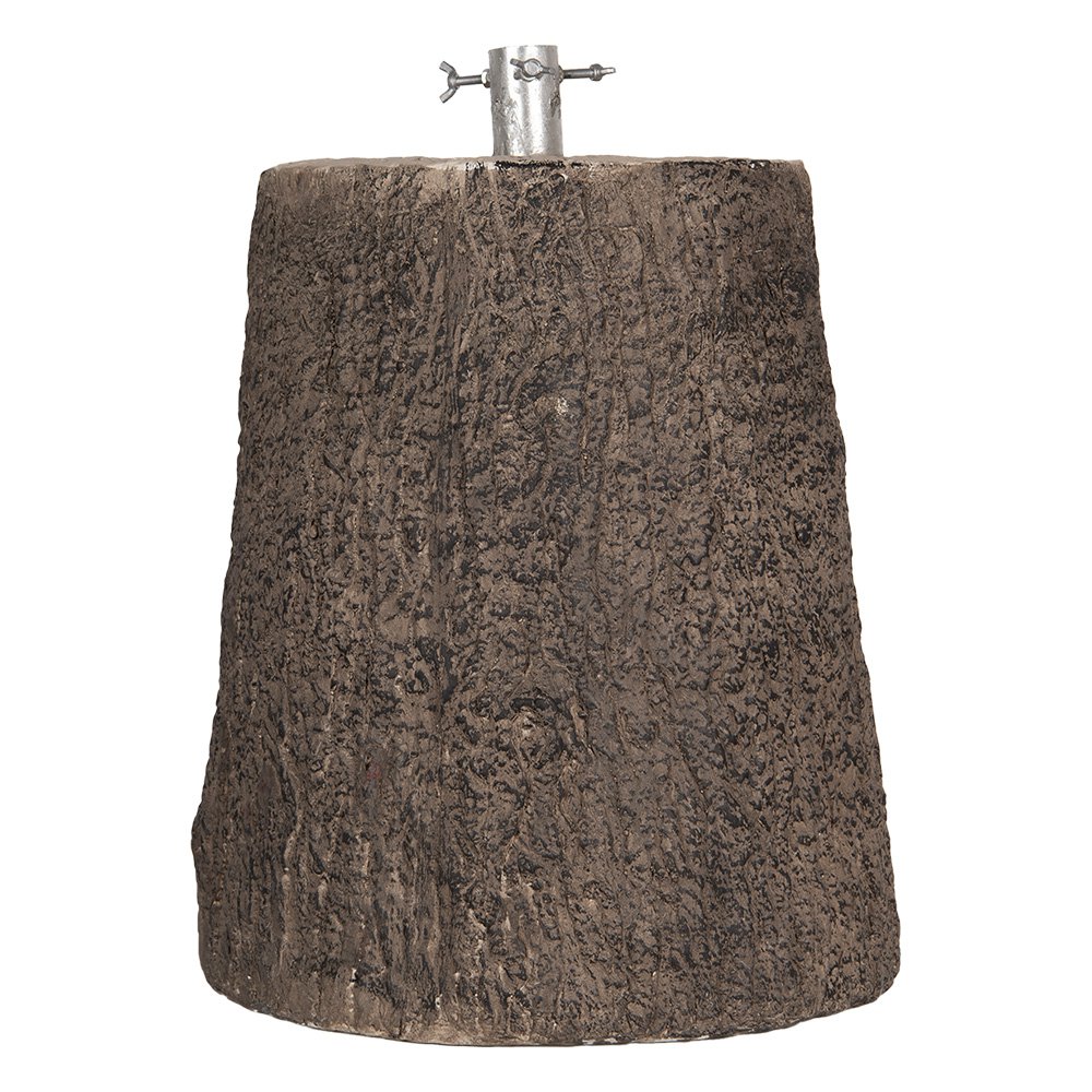 Nagyméretű karácsonyfa talp 53 cm – barna