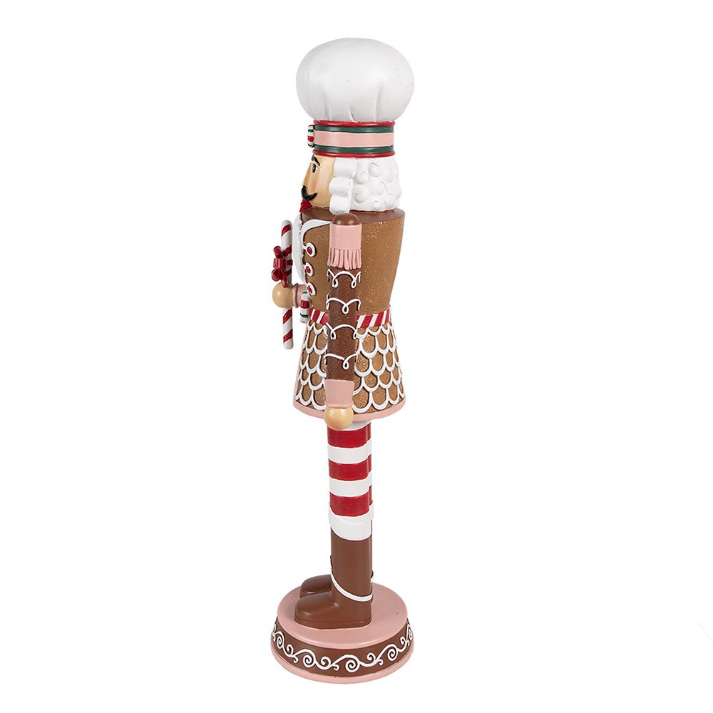 Karácsonyi diótörő figura 46 cm – barna