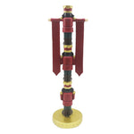 Karácsonyi diótörő figura 30 cm – piros, arany