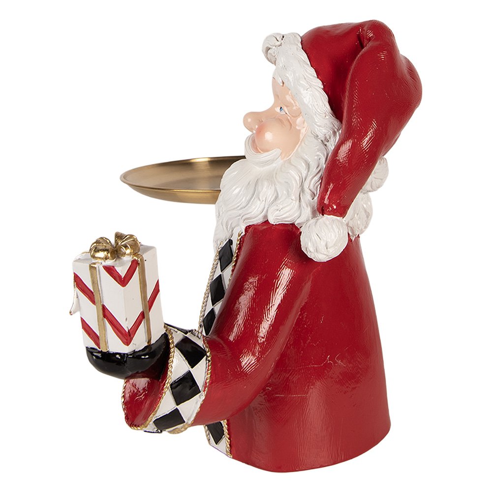 Karácsonyi télapó figura 25 cm – piros