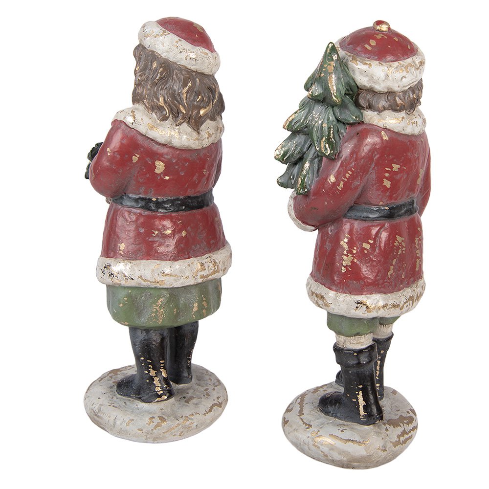 Karácsonyi figura 22 cm – piros