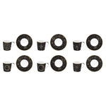 Porcelán eszpresszó kávés csésze 6 személyes szett dobozban Coffee Mania Celestial