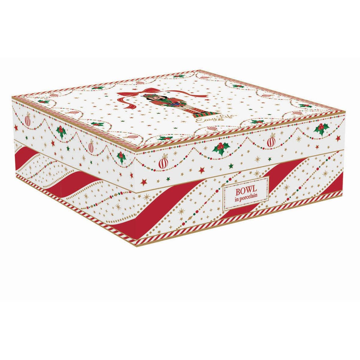 Karácsonyi diótörő porcelán csillag tál Nutracker Twist