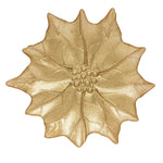 Karácsonyi nagy Üveg dísztál 27 cm díszdobozban White Elegance