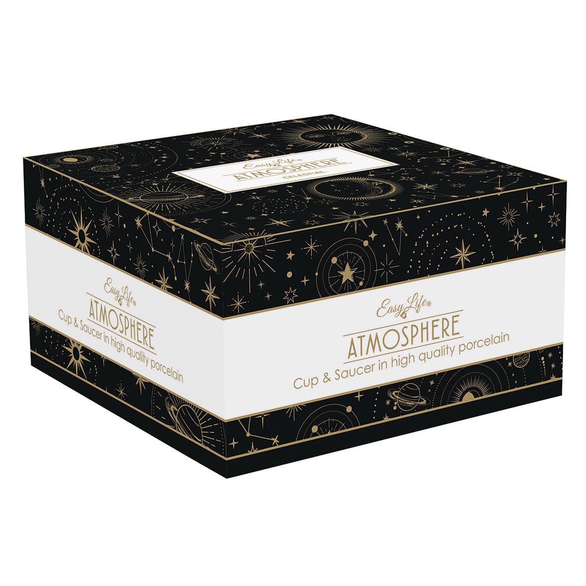 Porcelán nagy csésze szett dobozban Coffee Mania Celestial