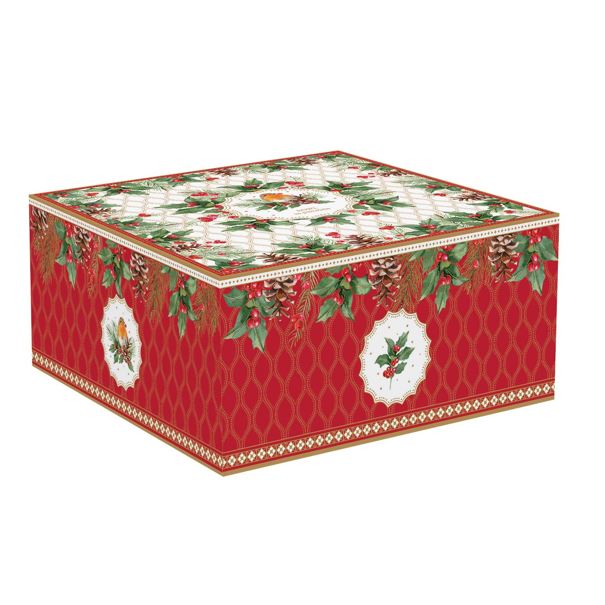 Porcelán karácsonyi nagy tál 23 cm Christmas Berries