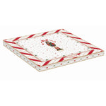 Karácsonyi porcelán tortatál Nutracker Twist