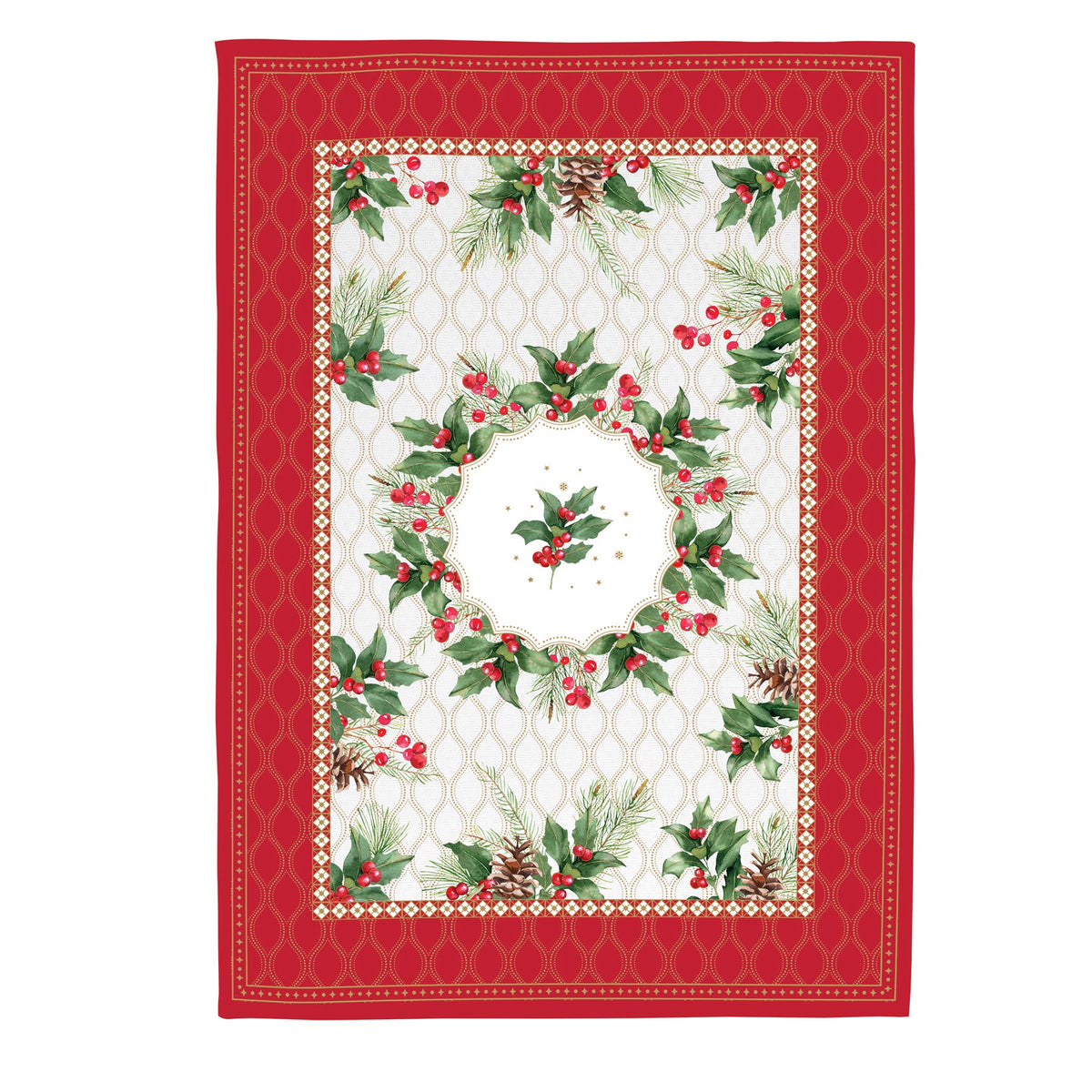 Karácsonyi pamut konyharuha szett 2 db Christmas Berries
