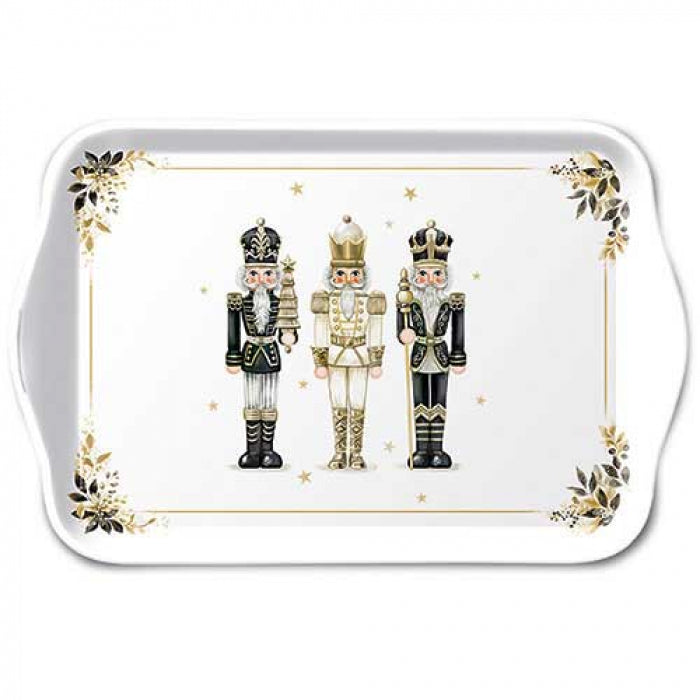 Royal Nutcrackers Karácsonyi diótörős műanyag kistálca 13x21cm