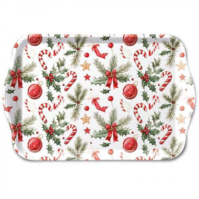 Christmas Elements Karácsonyi műanyag konyhai tálca 13x21cm