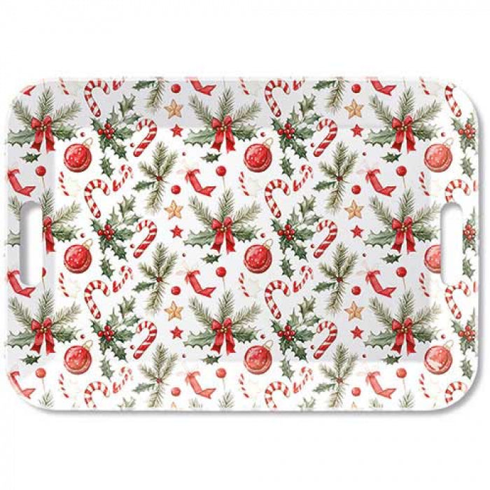Christmas Elements karácsonyi műanyag nagy konyhai tálca
