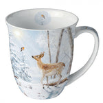 Karácsonyi porcelán bögre 400 ml Meeting in winterworld