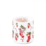 Átvilágítós gyertya Karácsonyi Zoknik kicsi