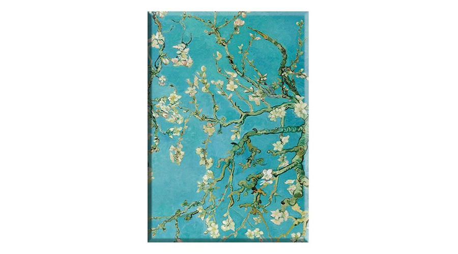 Hűtőmágnes 8x5,4x0,3cm Van Gogh Mandulavirágzás