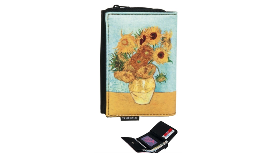 Pénztárca 9x3x12,5cm polyesterVan Gogh Napraforgók