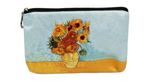 Kozmetikai táska 19x2,5x13cm polyesterVan Gogh Napraforgók